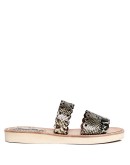 Akela snake-effect sandals