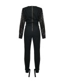 sequin-embellished jumpsuit