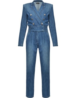 double-breasted boiler suit