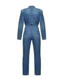 double-breasted boiler suit