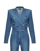 double-breasted boiler suit