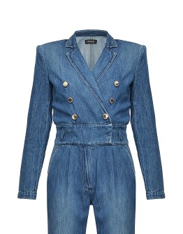 double-breasted boiler suit