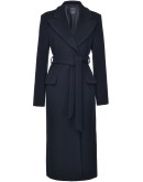 tie-waist longline coat