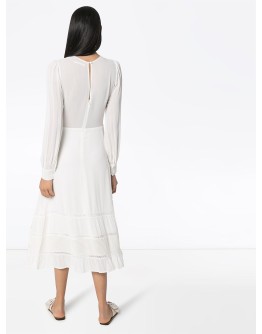 Valerie tiered midi dress