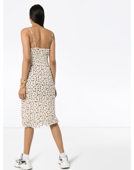 Genie floral-print midi dress