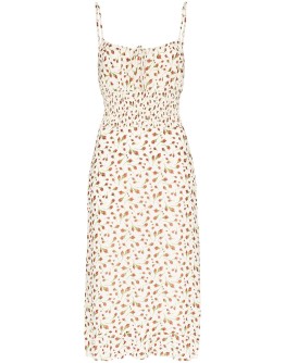 Genie floral-print midi dress