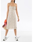 Genie floral-print midi dress