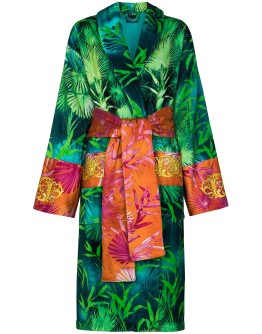 jungle print bath robe