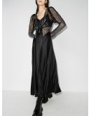 sequinned silk dress