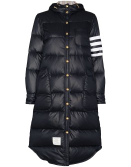 hooded puffer coat