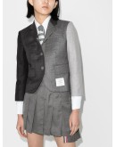 panelled cropped blazer jacket
