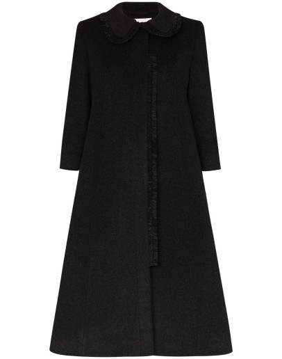 A-line wool coat