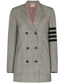 4-Bar motif double-breasted blazer