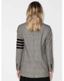 4-Bar motif double-breasted blazer