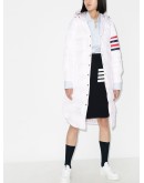 4-bar stripe puffer coat