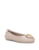 Minnie quilted ballerina flats