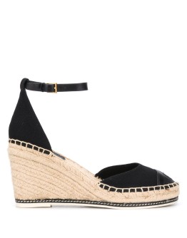 colour-block wedge espadrilles