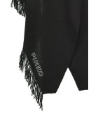 embroidered logo scarf