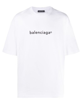 logo print short-sleeve T-shirt