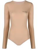 logo-print long-sleeve bodysuit