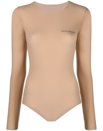logo-print long-sleeve bodysuit