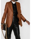 GG motif single-breasted blazer