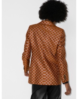 GG motif single-breasted blazer