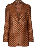 GG motif single-breasted blazer