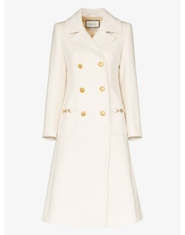double-breasted tailored coat