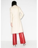 double-breasted tailored coat