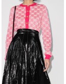 GG monogram piquet cardigan