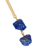 18kt gold vermeil lapis lazuli drop earrings