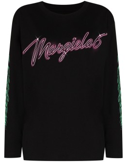 neon logo sweatshirt
