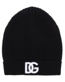 logo knitted beanie