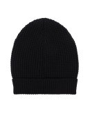 logo knitted beanie