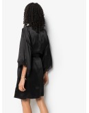 lace-trimmed robe