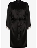 lace-trimmed robe