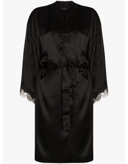 lace-trimmed robe