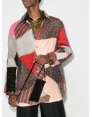 Miles patchwork wool shirt jacket