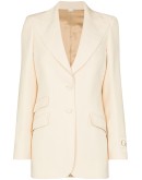 tailored single-breasted blazer