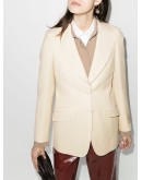 tailored single-breasted blazer