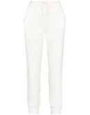 logo cotton track pants