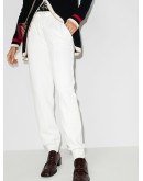 logo cotton track pants
