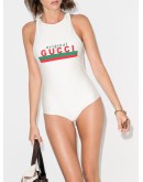 logo-print swimsuit