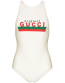 logo-print swimsuit