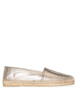 monogram-detail slip-on espadrilles