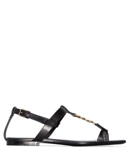 black Power Cassandra leather sandals