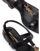 black Power Cassandra leather sandals