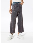 Breezy rhinestone-embellished jeans