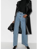 Décortiqué asymmetric wide leg jeans